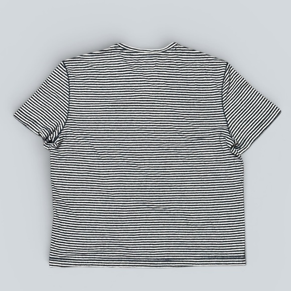 Banana Republic Linen Blend Striped T-Shirt - Picture 3 of 3